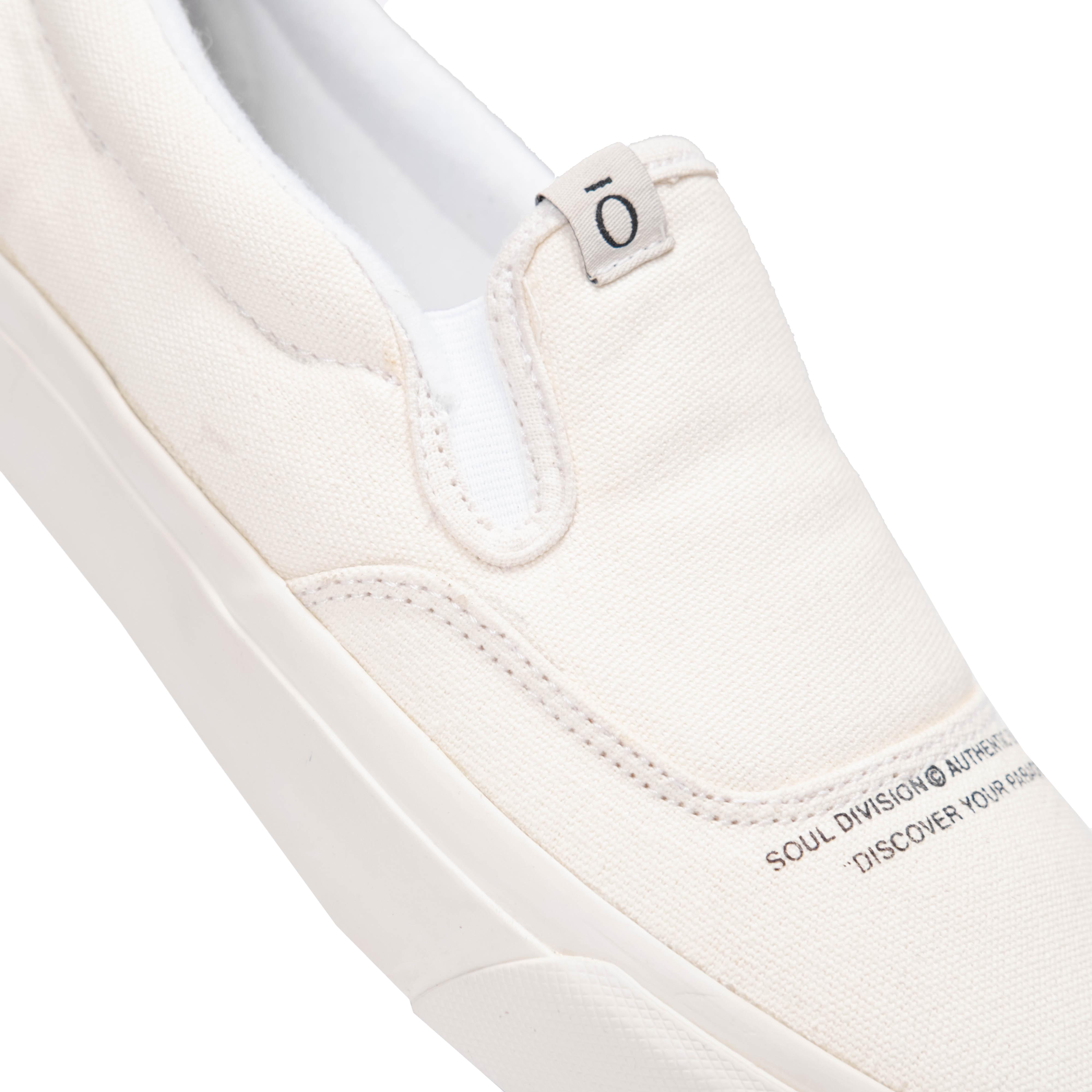 NOOSA Liberta Slip On Classic Natural White