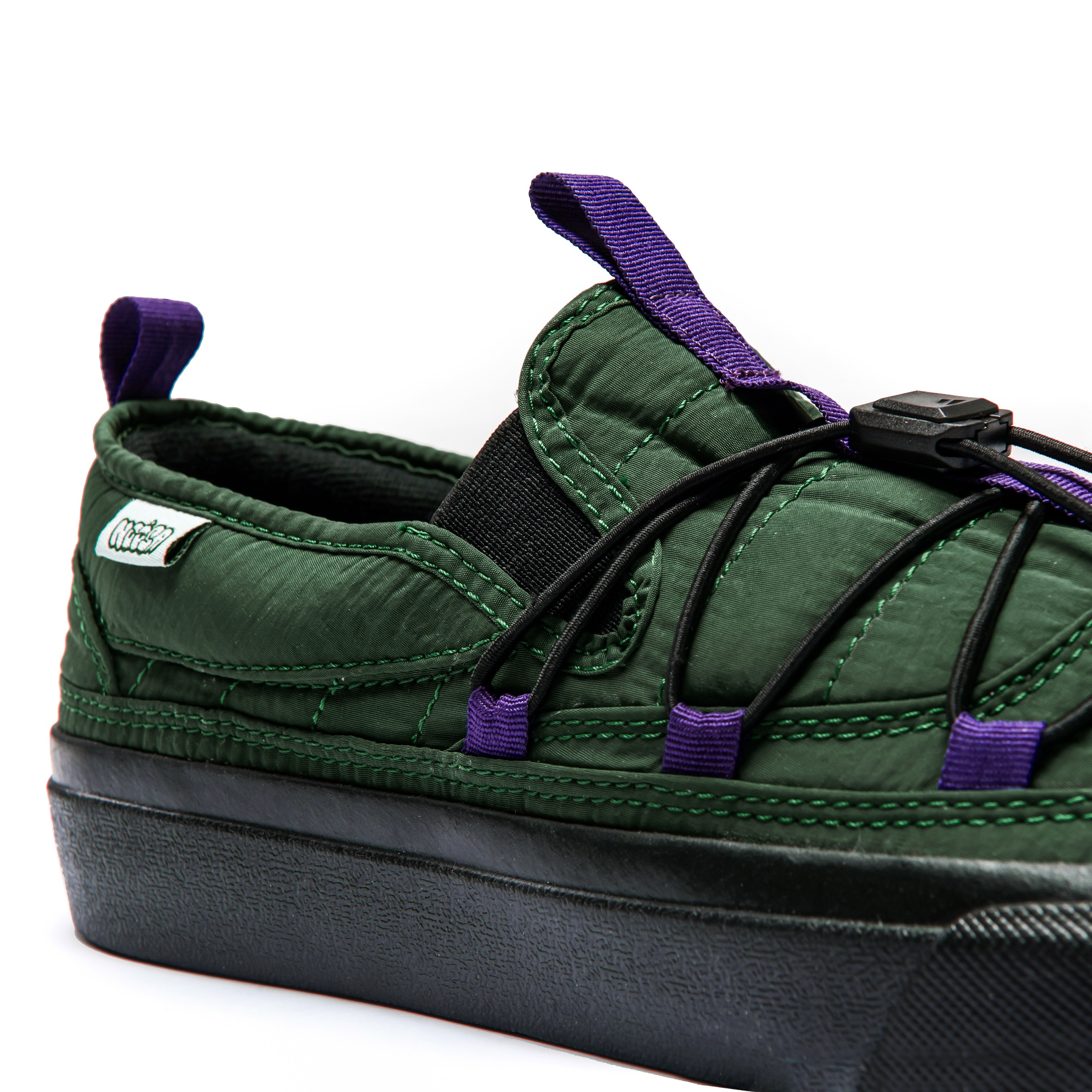 NOOSA Liberta Slip On Puffer Dark Green