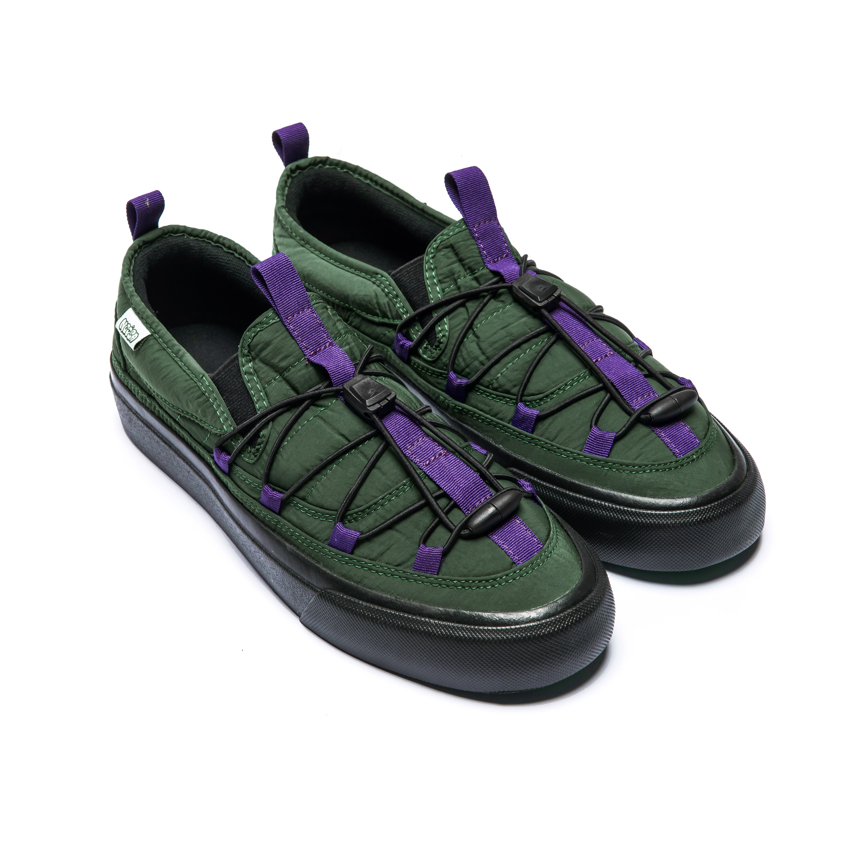 NOOSA Liberta Slip On Puffer Dark Green