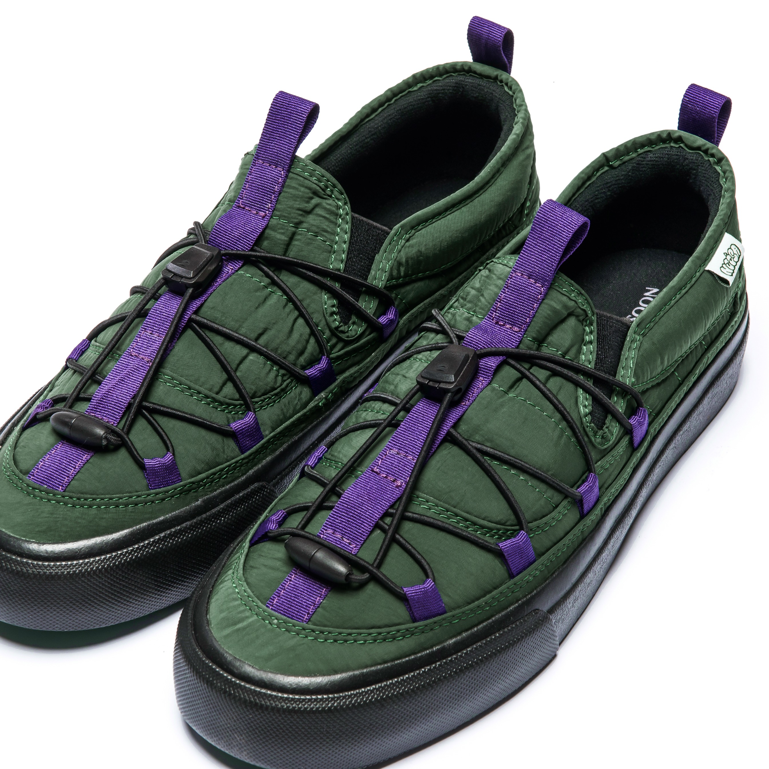 NOOSA Liberta Slip On Puffer Dark Green