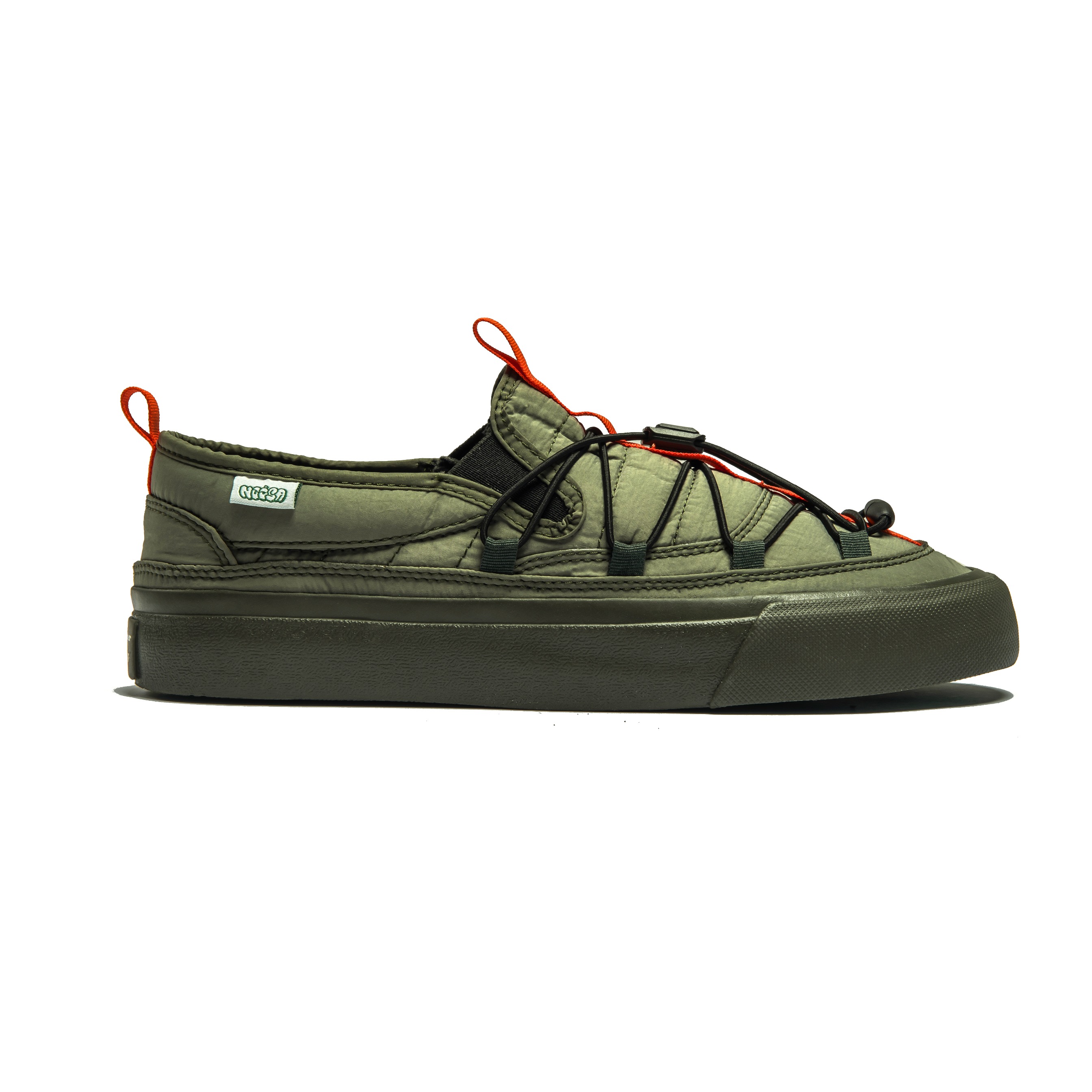 NOOSA Liberta Slip On Puffer Olive Green