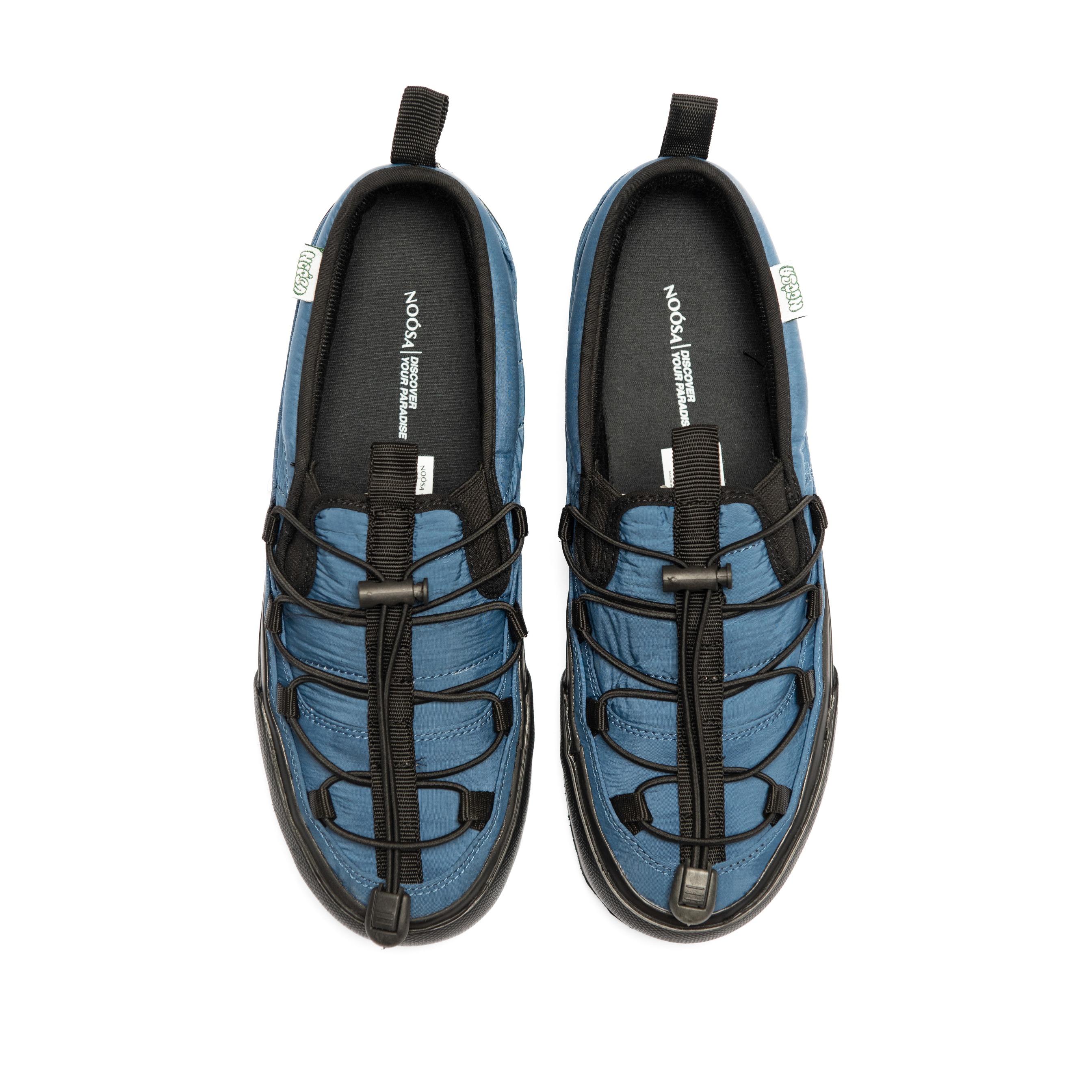 NOOSA Liberta Slip On Puffer Steel Blue