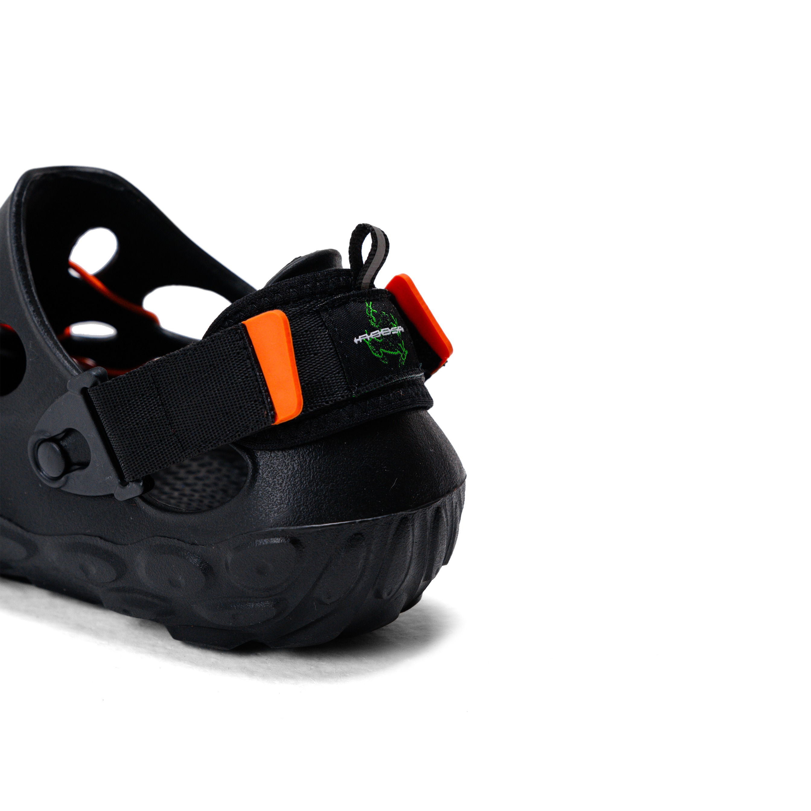 NOOSA Equipment Trout Sandals Black -  Black Orange