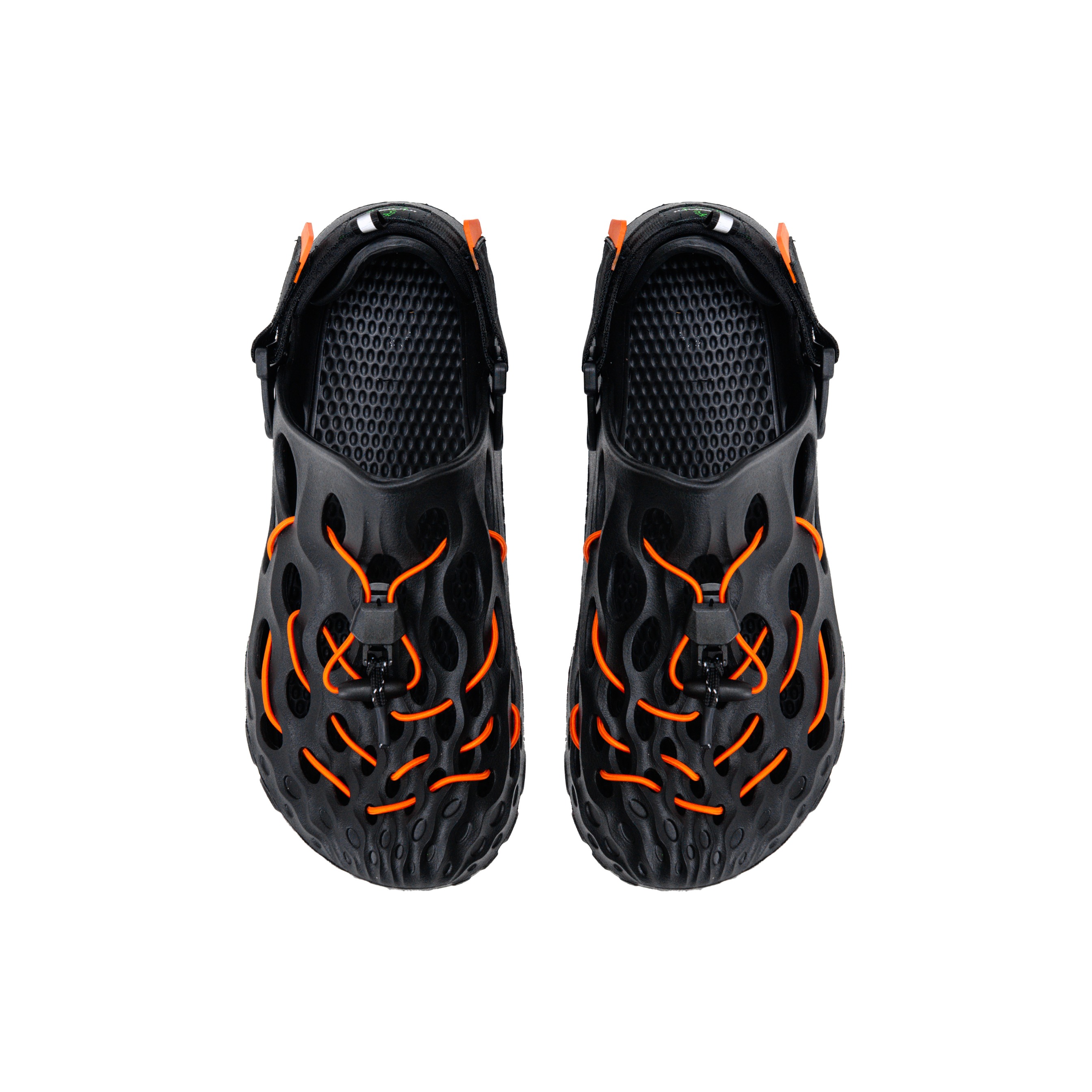 NOOSA Equipment Trout Sandals Black -  Black Orange