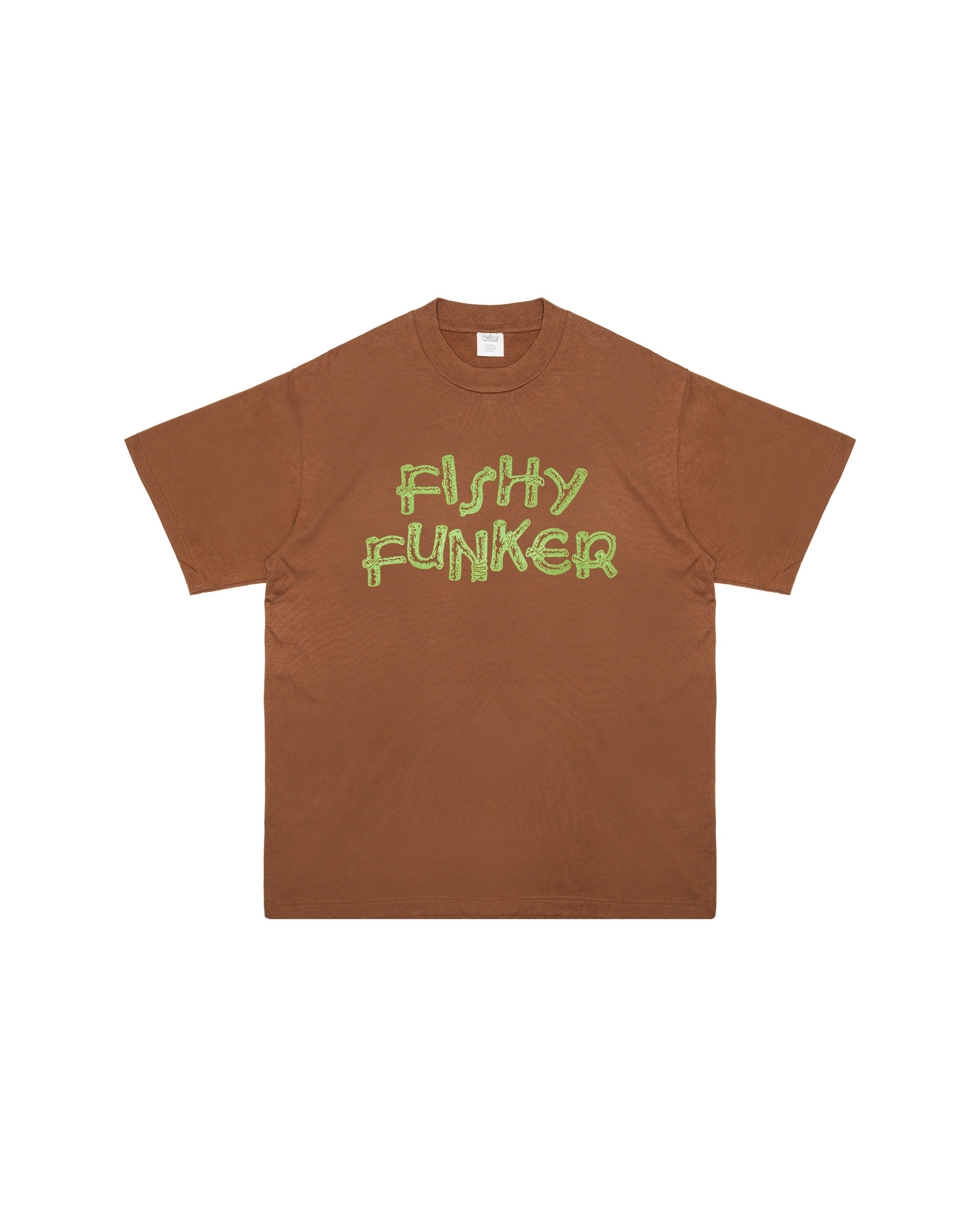 NOOSA Equipment Fishy Tee - Lime Brown