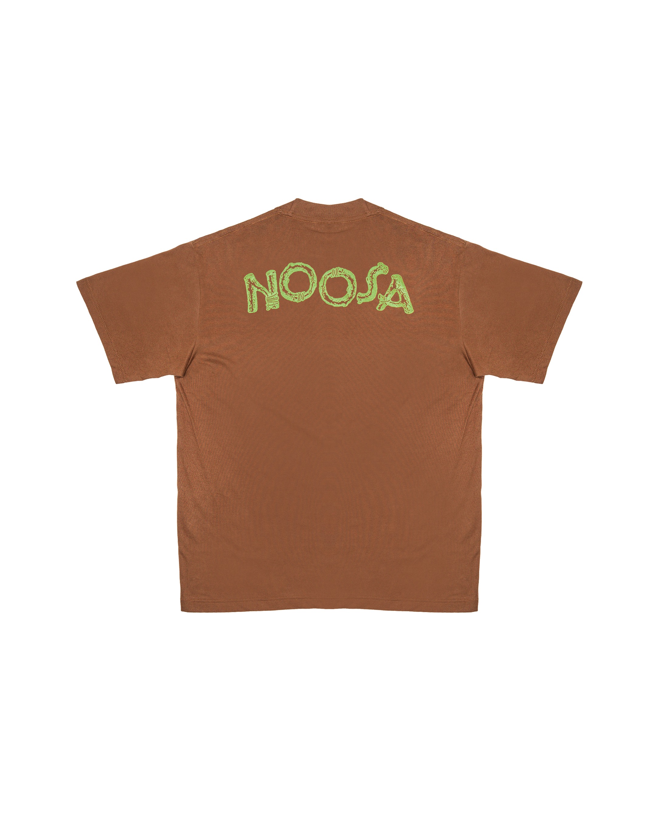 NOOSA Equipment Fishy Tee - Lime Brown