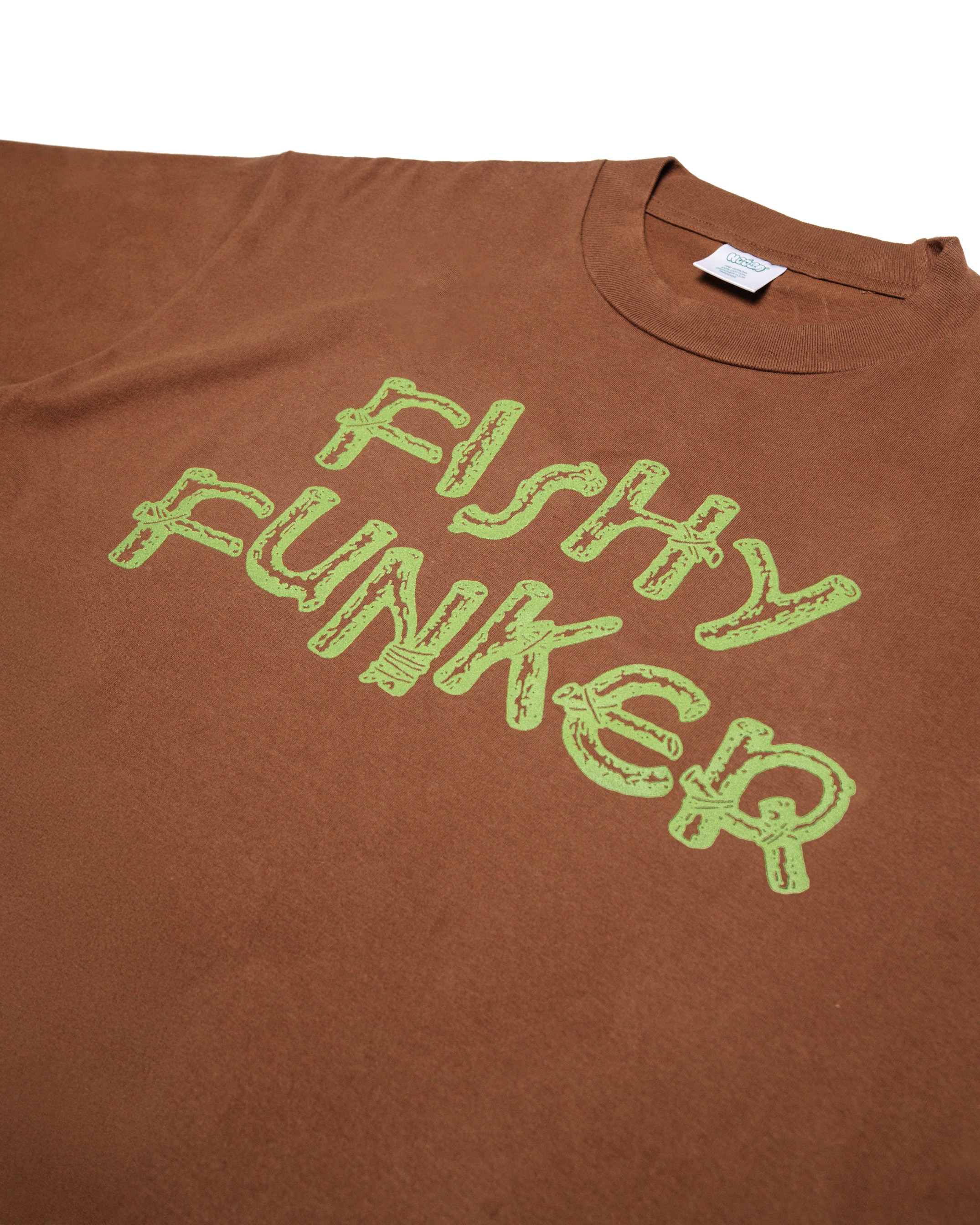 NOOSA Equipment Fishy Tee - Lime Brown