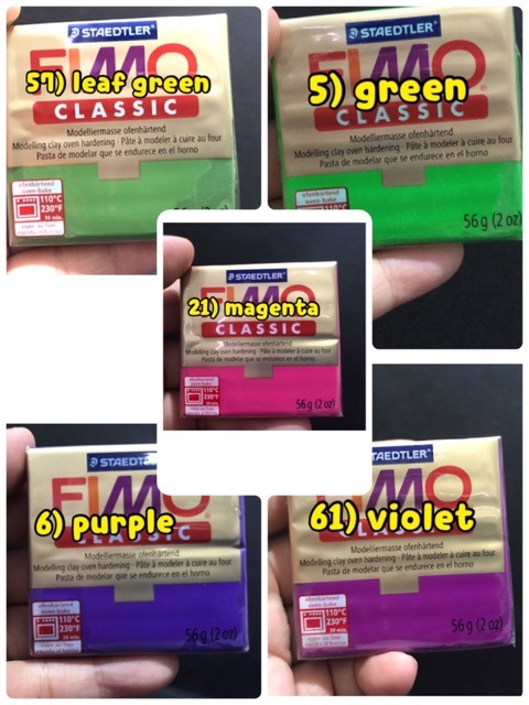 Done Handymade Polymer Clay Fimo Classic modelling clay miniature clay doll art bahan craft