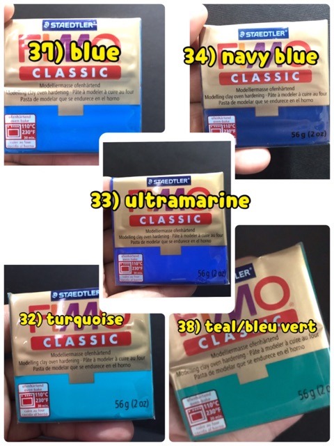 Done Handymade Polymer Clay Fimo Classic modelling clay miniature clay doll art bahan craft