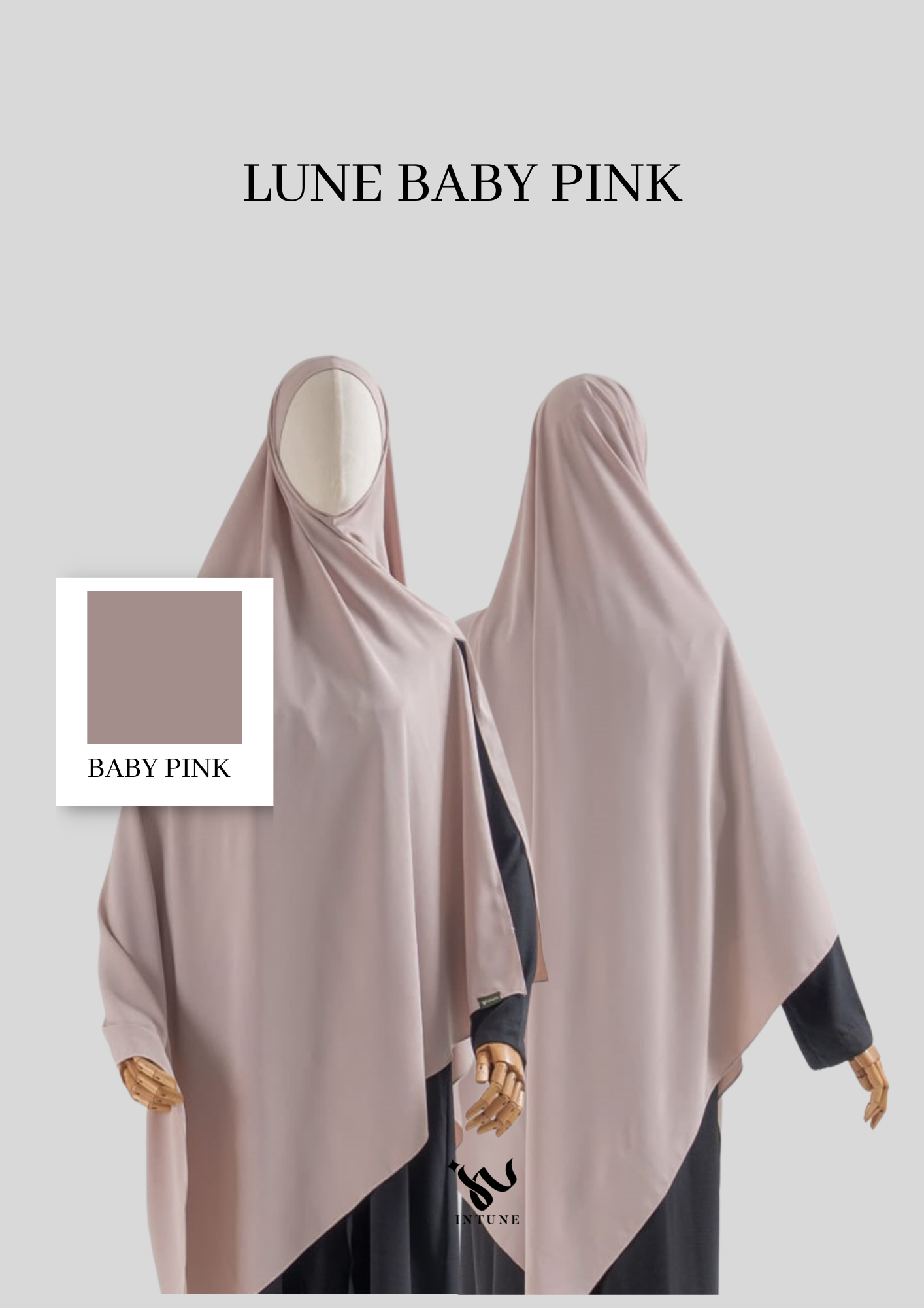 Intune Hijab Pasban Pasmina Bandana Marina Nyaman Ringan Simple Dan Elegan