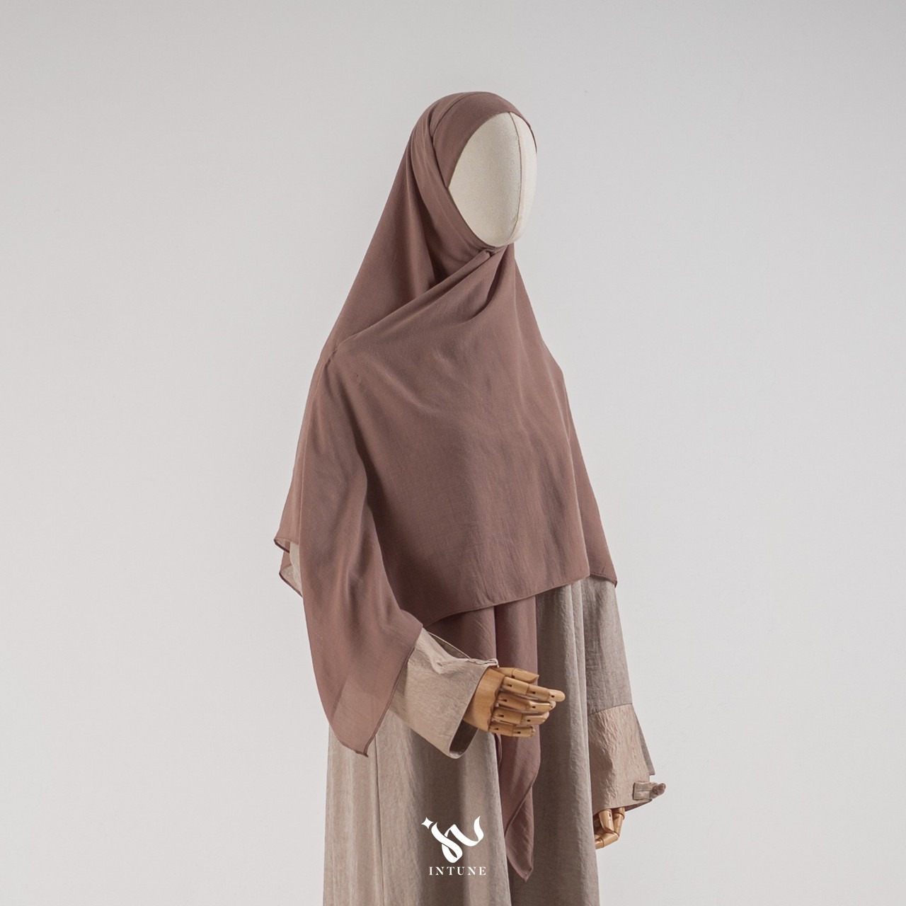 INTUNE SABA KHIBAN KHIMAR BANDANA SQUARE BAHAN VOAL DAN TENCEL