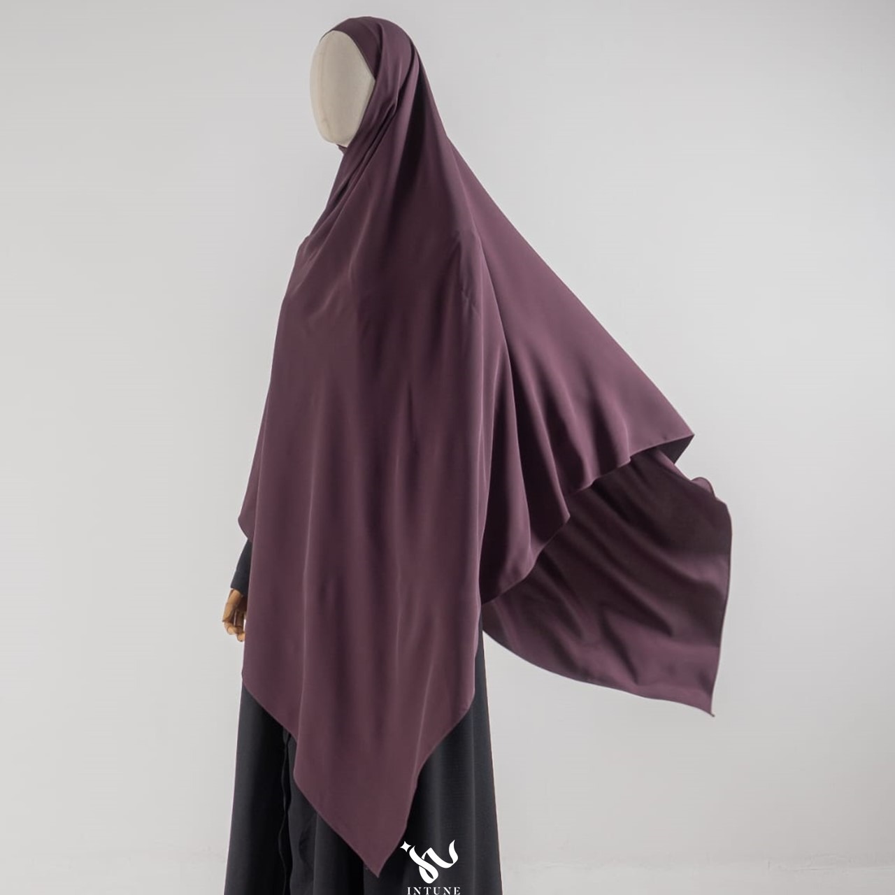 Intune Hijab Pasban Pasmina Bandana Marina Nyaman Ringan Simple Dan Elegan