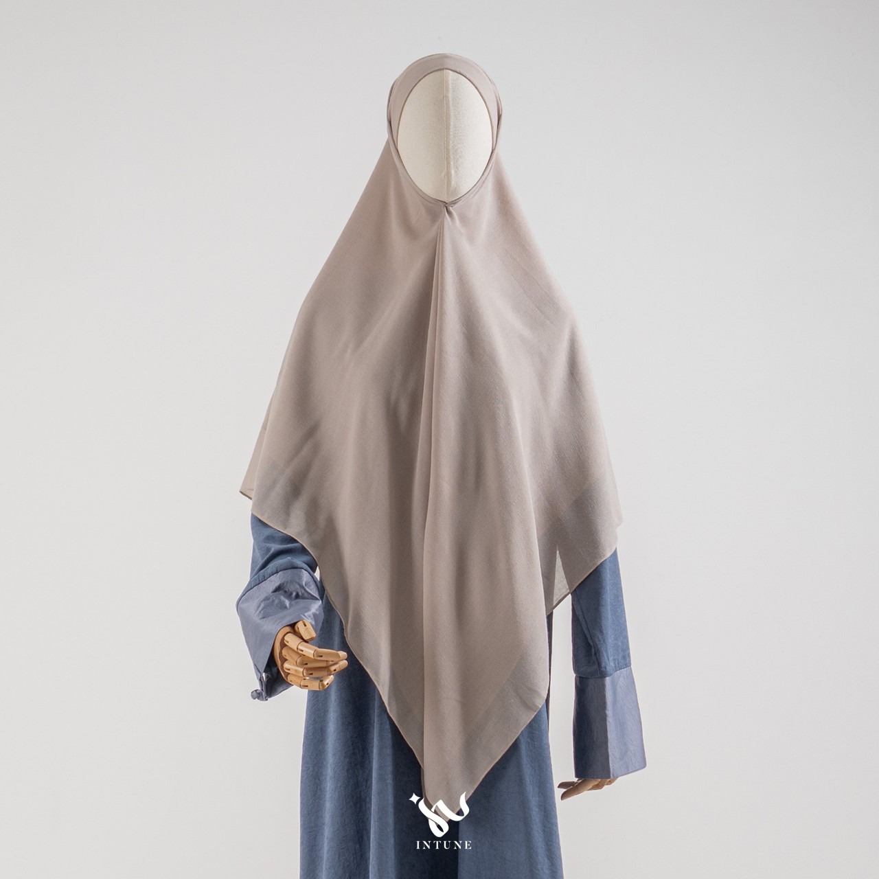 INTUNE SABA KHIBAN KHIMAR BANDANA SQUARE BAHAN VOAL DAN TENCEL