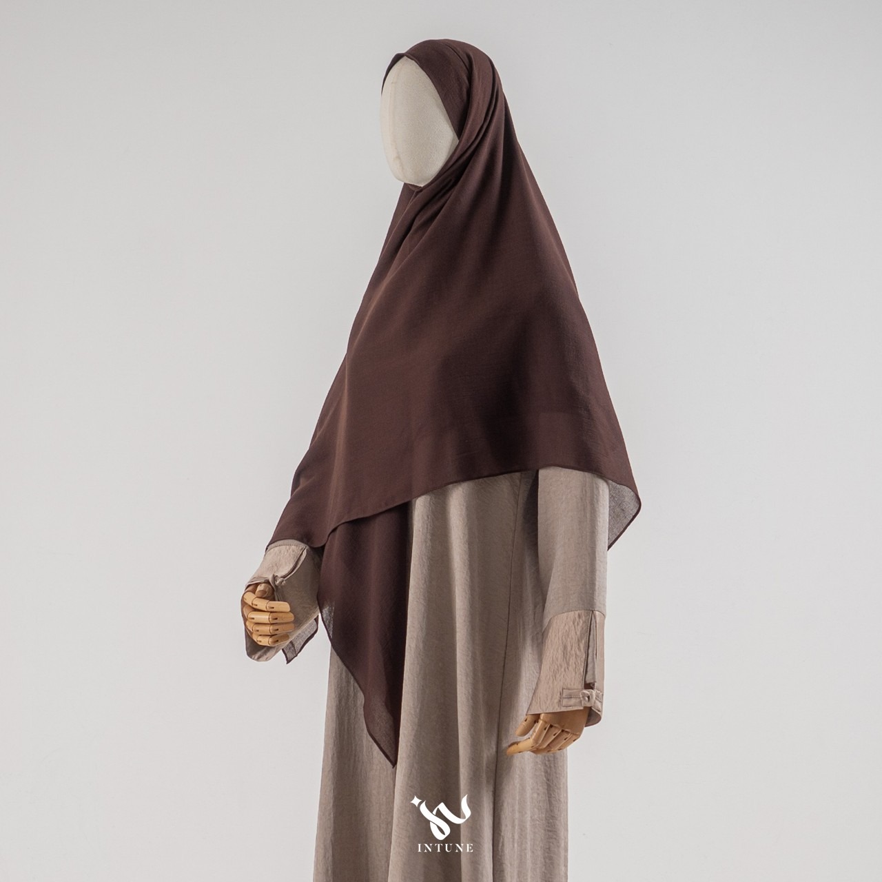 INTUNE SABA KHIBAN KHIMAR BANDANA SQUARE BAHAN VOAL DAN TENCEL