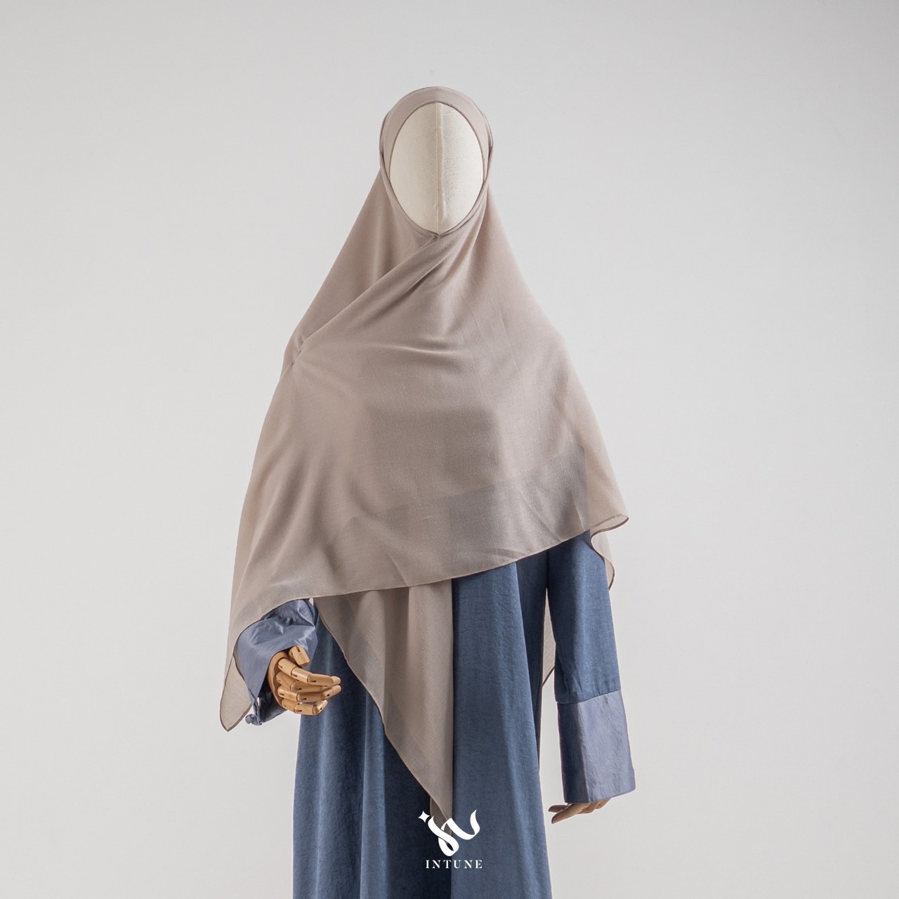 INTUNE SABA KHIBAN KHIMAR BANDANA SQUARE BAHAN VOAL DAN TENCEL