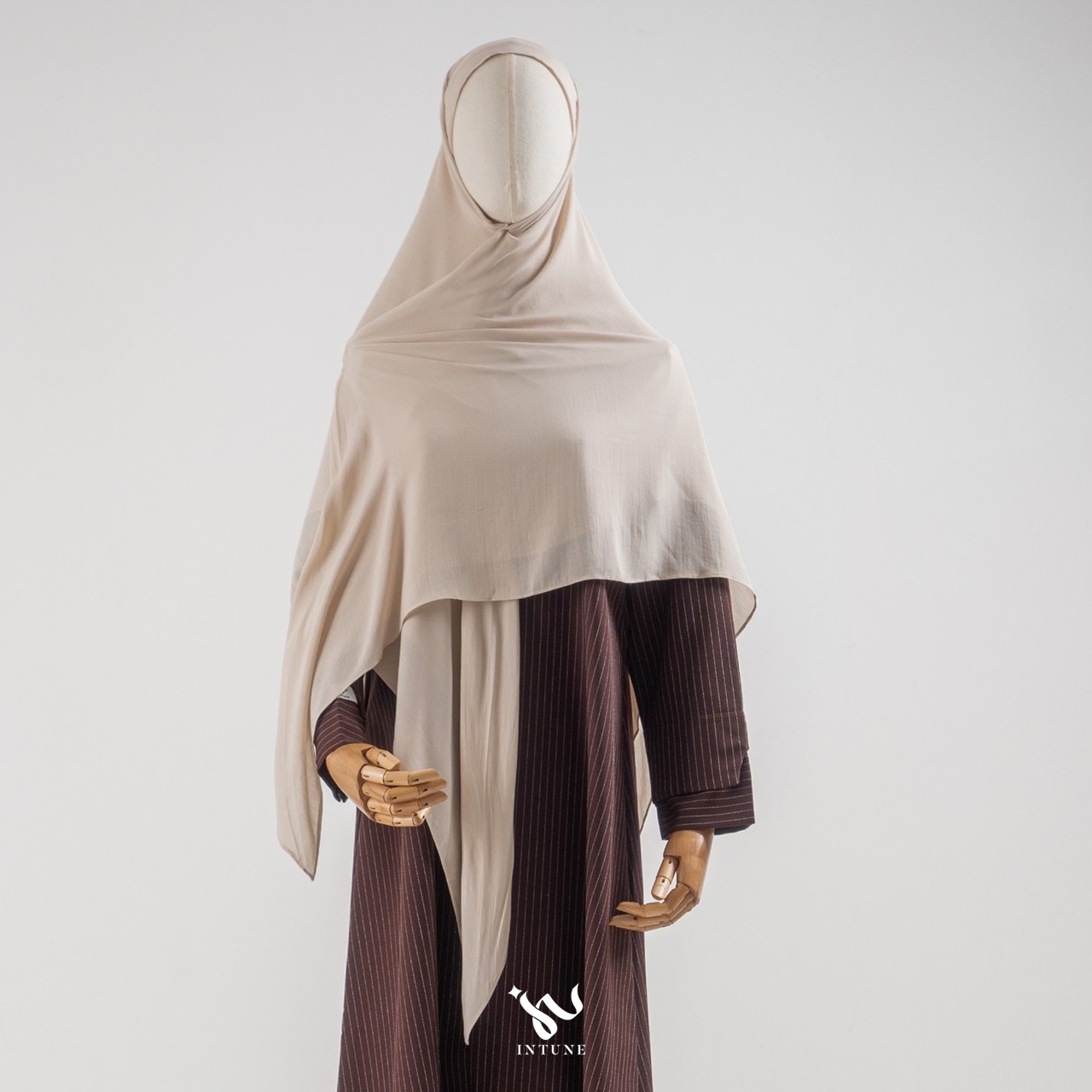 INTUNE SABA KHIBAN KHIMAR BANDANA SQUARE BAHAN VOAL DAN TENCEL