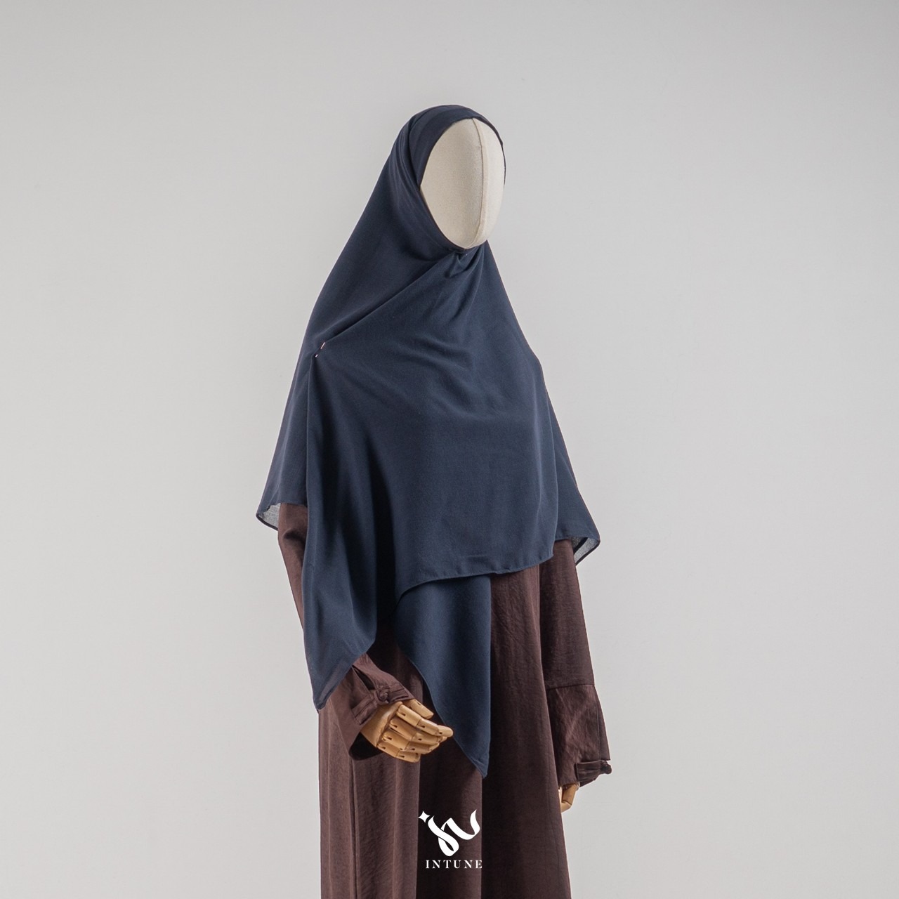 INTUNE SABA KHIBAN KHIMAR BANDANA SQUARE BAHAN VOAL DAN TENCEL