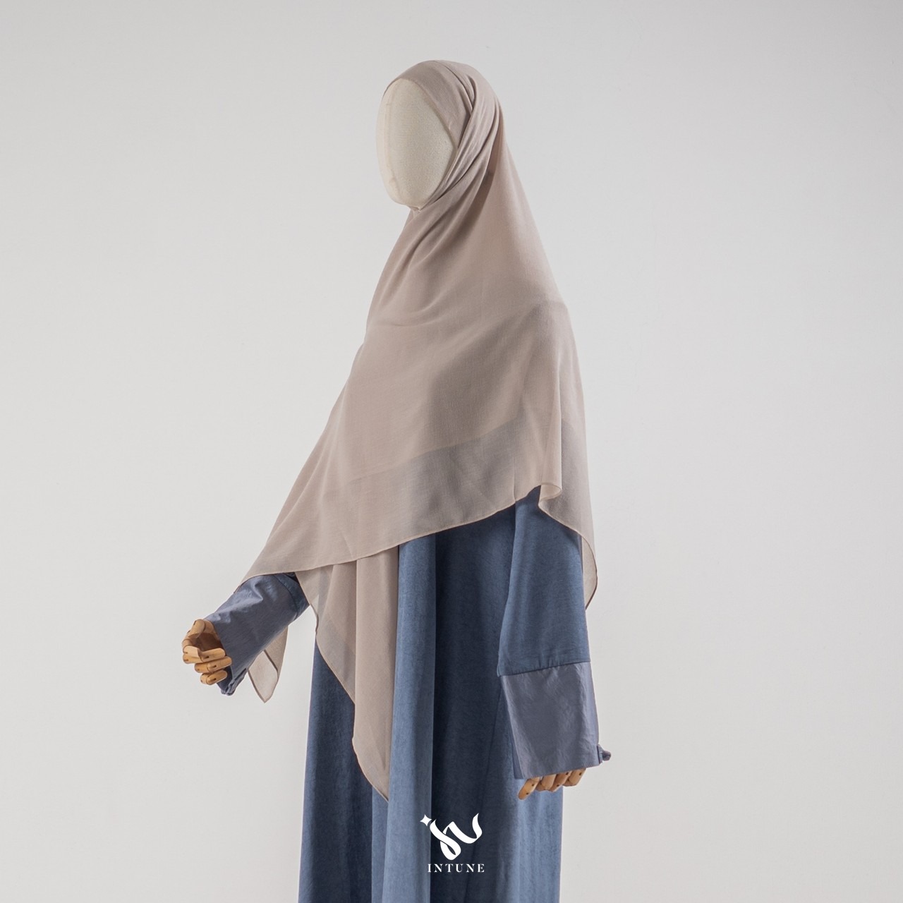 INTUNE SABA KHIBAN KHIMAR BANDANA SQUARE BAHAN VOAL DAN TENCEL