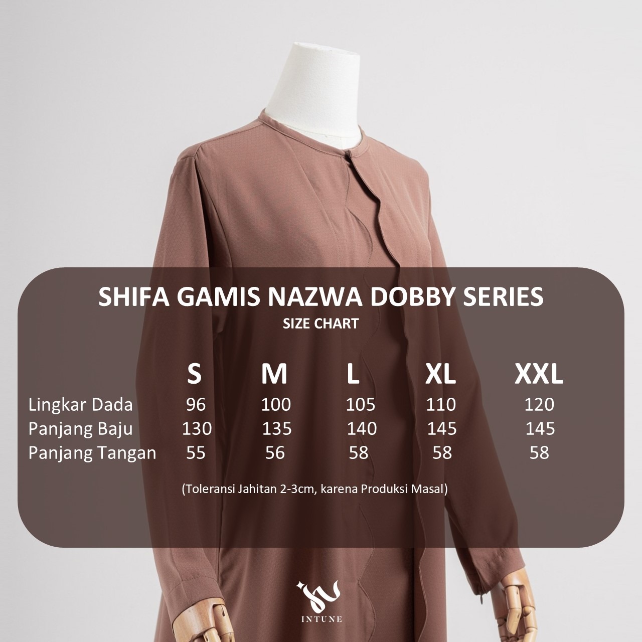 INTUNE HIJAB SHIFA GAMIS NAZWA DOBBY SERIES