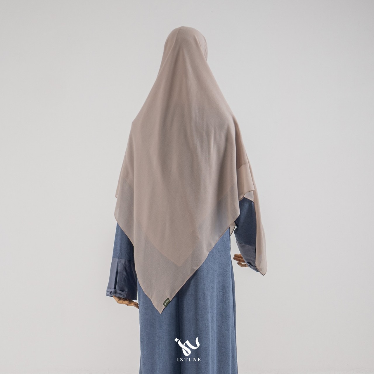 INTUNE SABA KHIBAN KHIMAR BANDANA SQUARE BAHAN VOAL DAN TENCEL