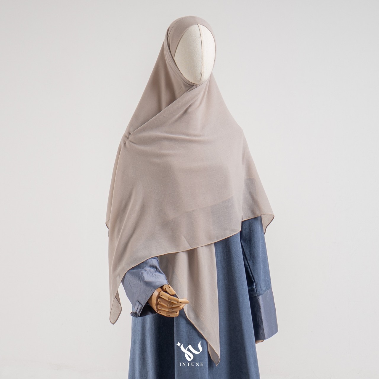 INTUNE SABA KHIBAN KHIMAR BANDANA SQUARE BAHAN VOAL DAN TENCEL