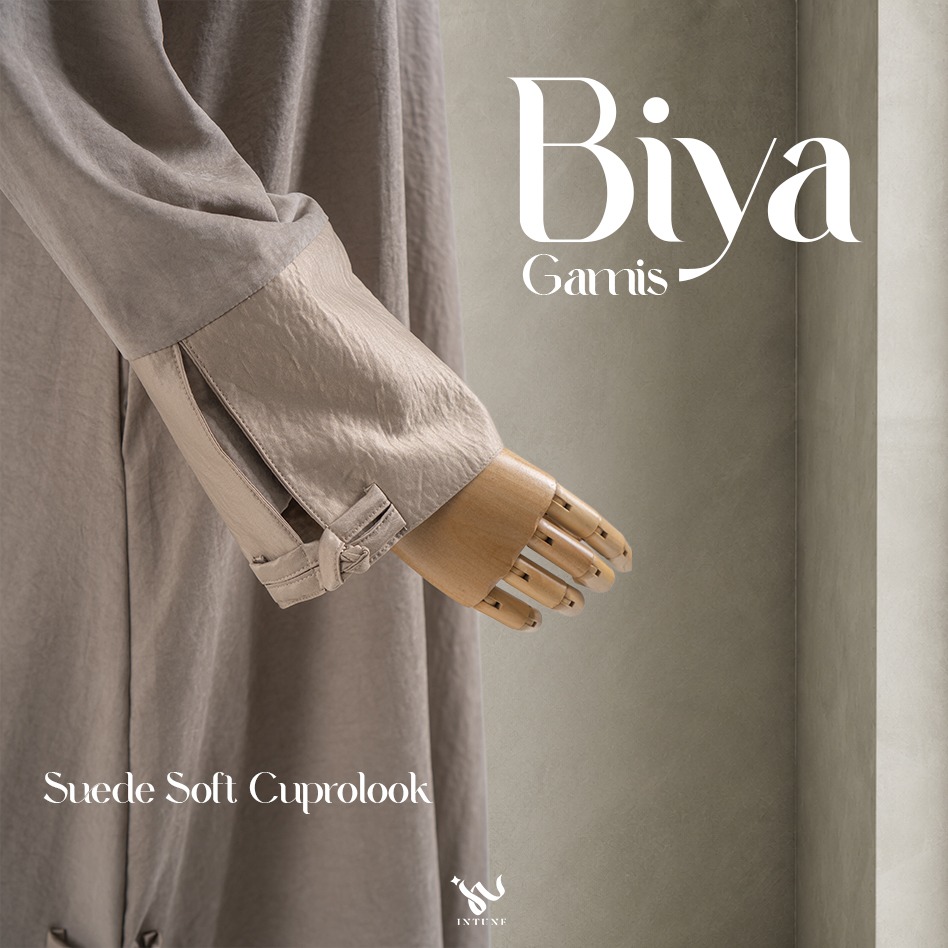 INTUNE HIJAB BIYA GAMIS SOFT SUEDE CUPROLOOK