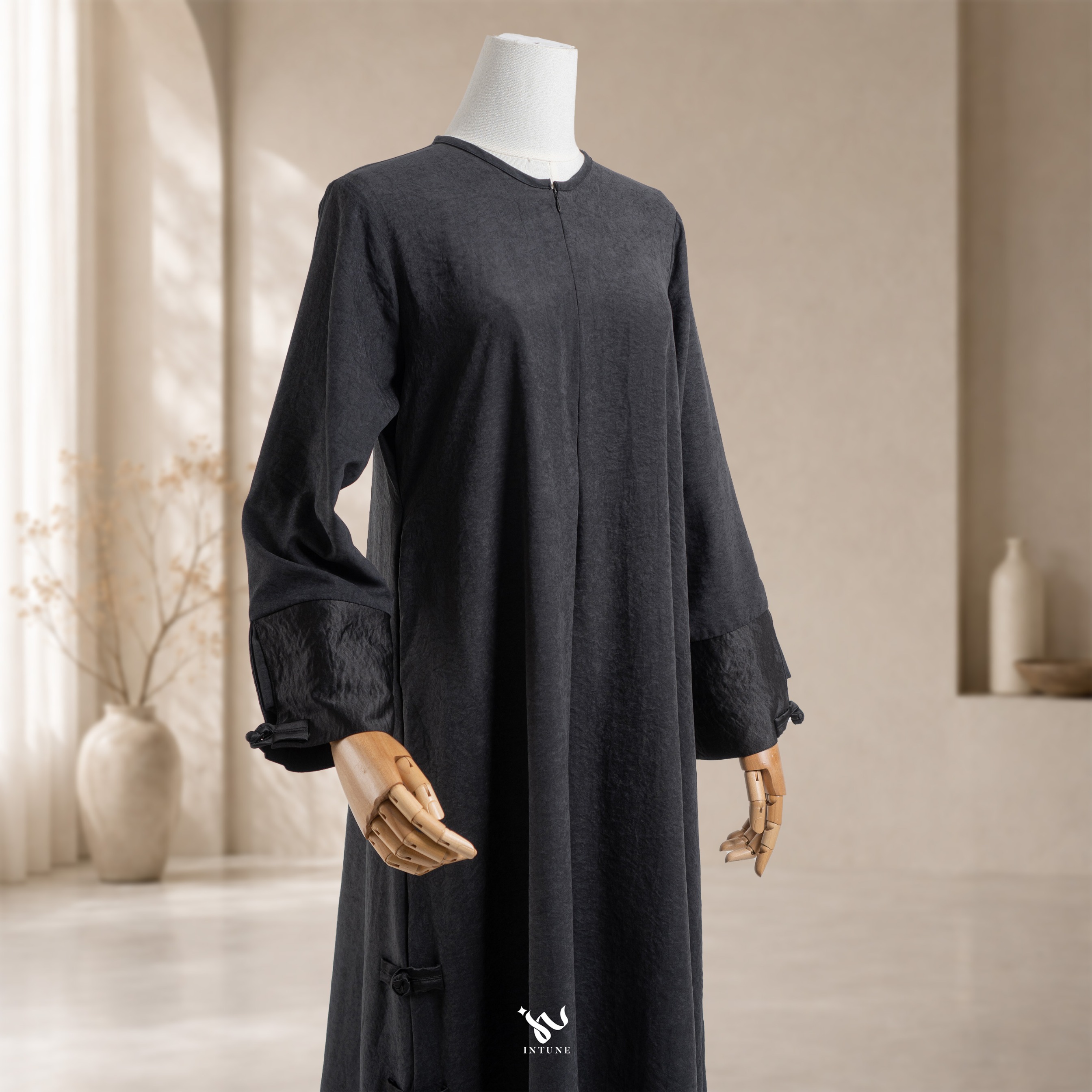 INTUNE HIJAB BIYA GAMIS SOFT SUEDE CUPROLOOK