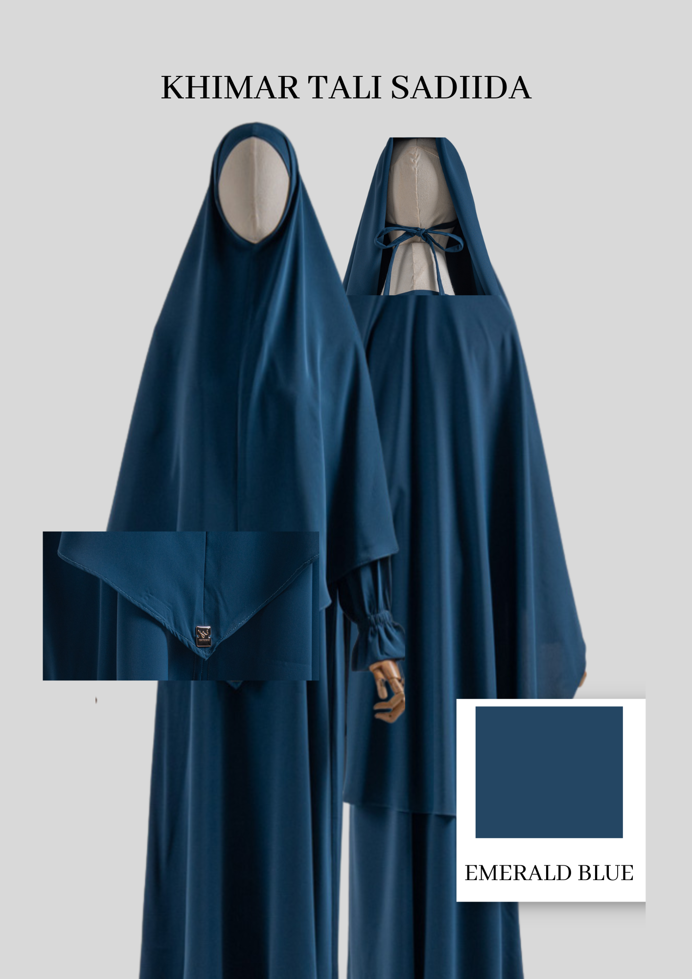 Intune Hijab Khimar Sadiida Marina Anti Uv Nyaman Ringan Simple Dan Elegan