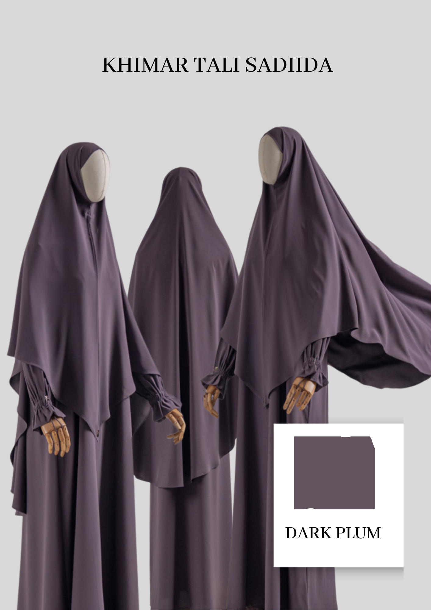 Intune Hijab Khimar Sadiida Marina Anti Uv Nyaman Ringan Simple Dan Elegan