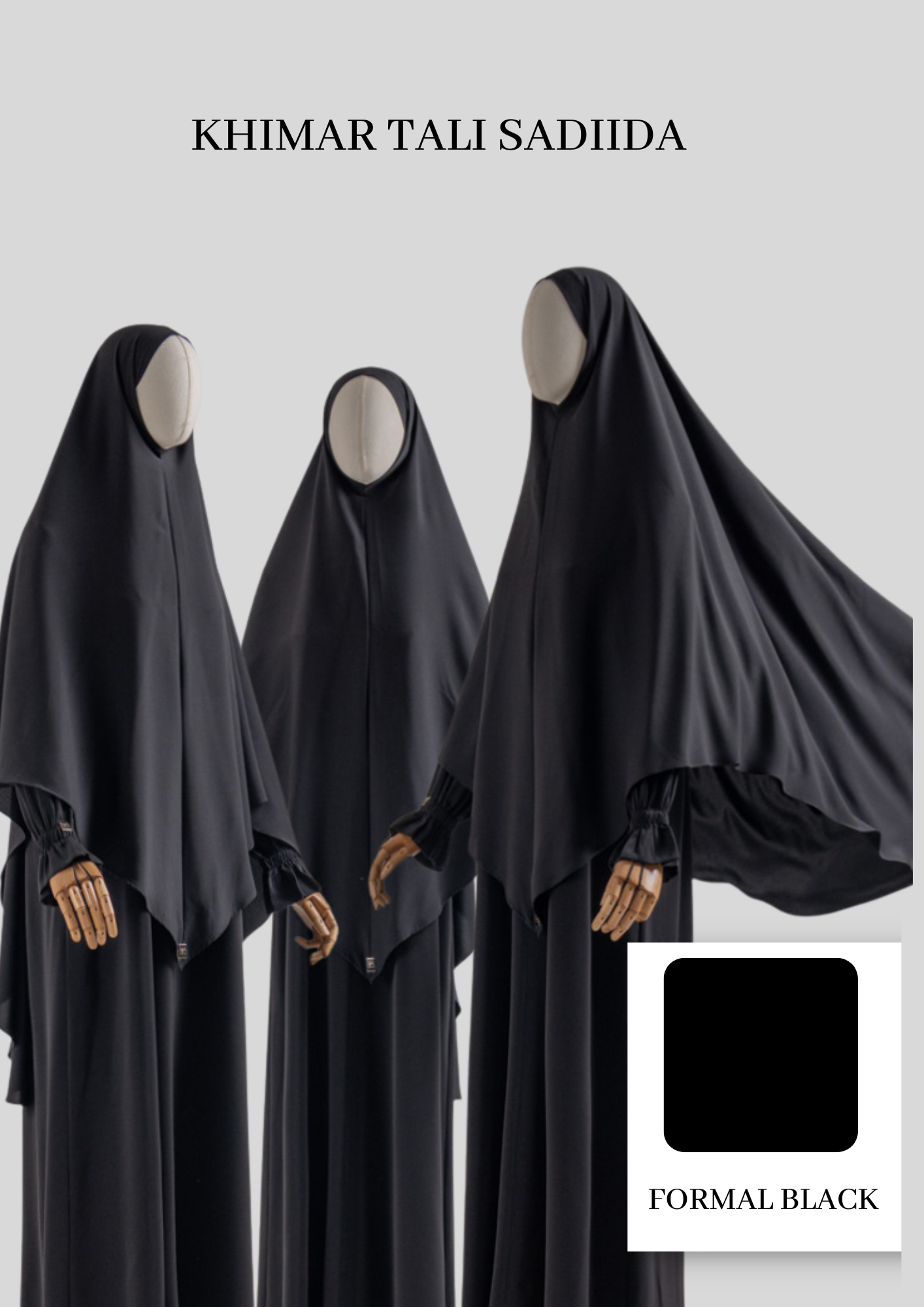 Intune Hijab Khimar Sadiida Marina Anti Uv Nyaman Ringan Simple Dan Elegan