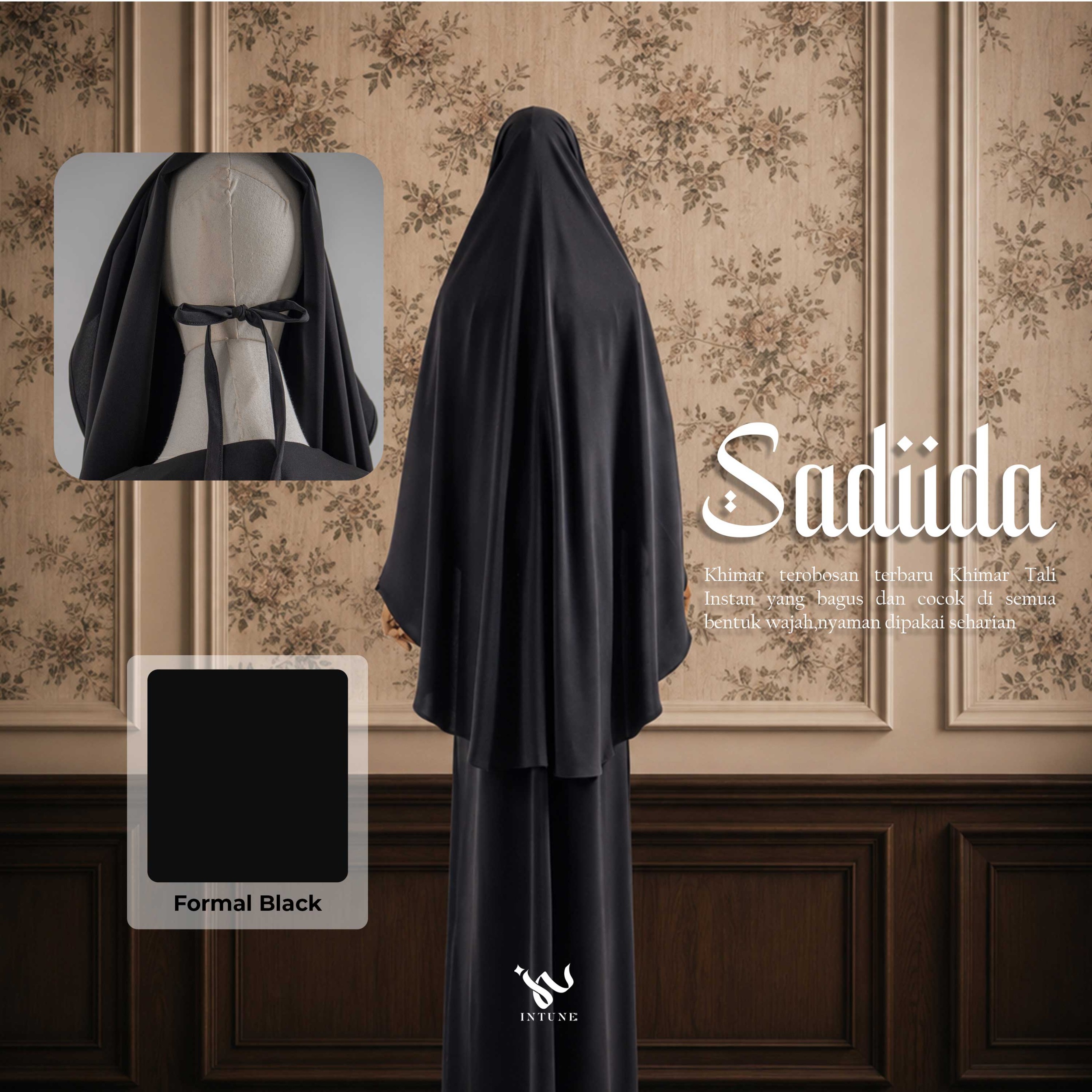 Intune Hijab Khimar Sadiida Marina Anti Uv Nyaman Ringan Simple Dan Elegan