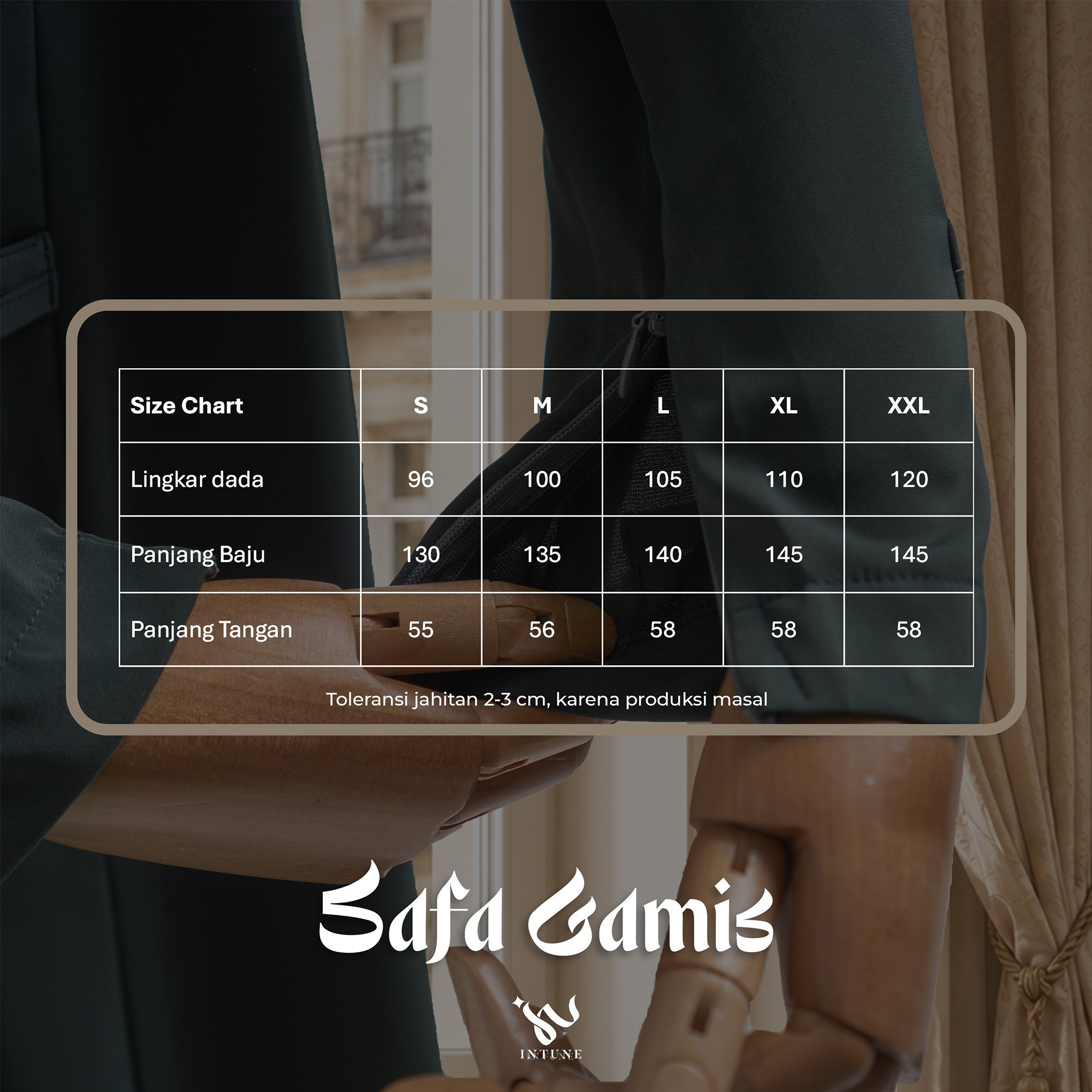 INTUNE HIJAB SAFA GAMIS CHEONGSAM