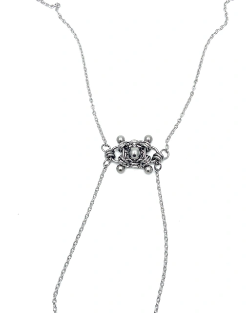 Image of BOLO NECKLACE STAINLESS STEEL BEAD