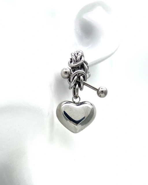 Image of EROS EARRING SILVER