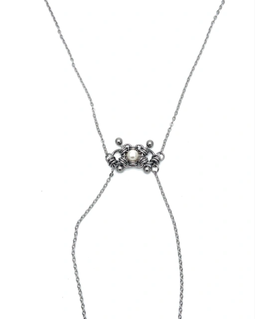 Image of BOLO NECKLACE FRESHWATER PEARL