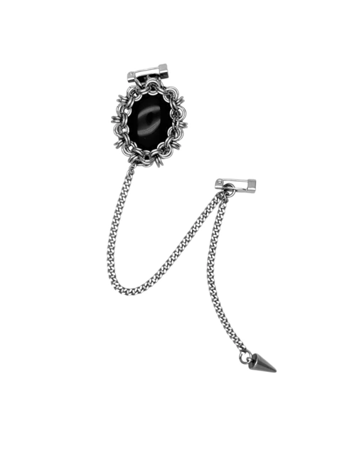 Image of DE BROOCH BLACK ONYX