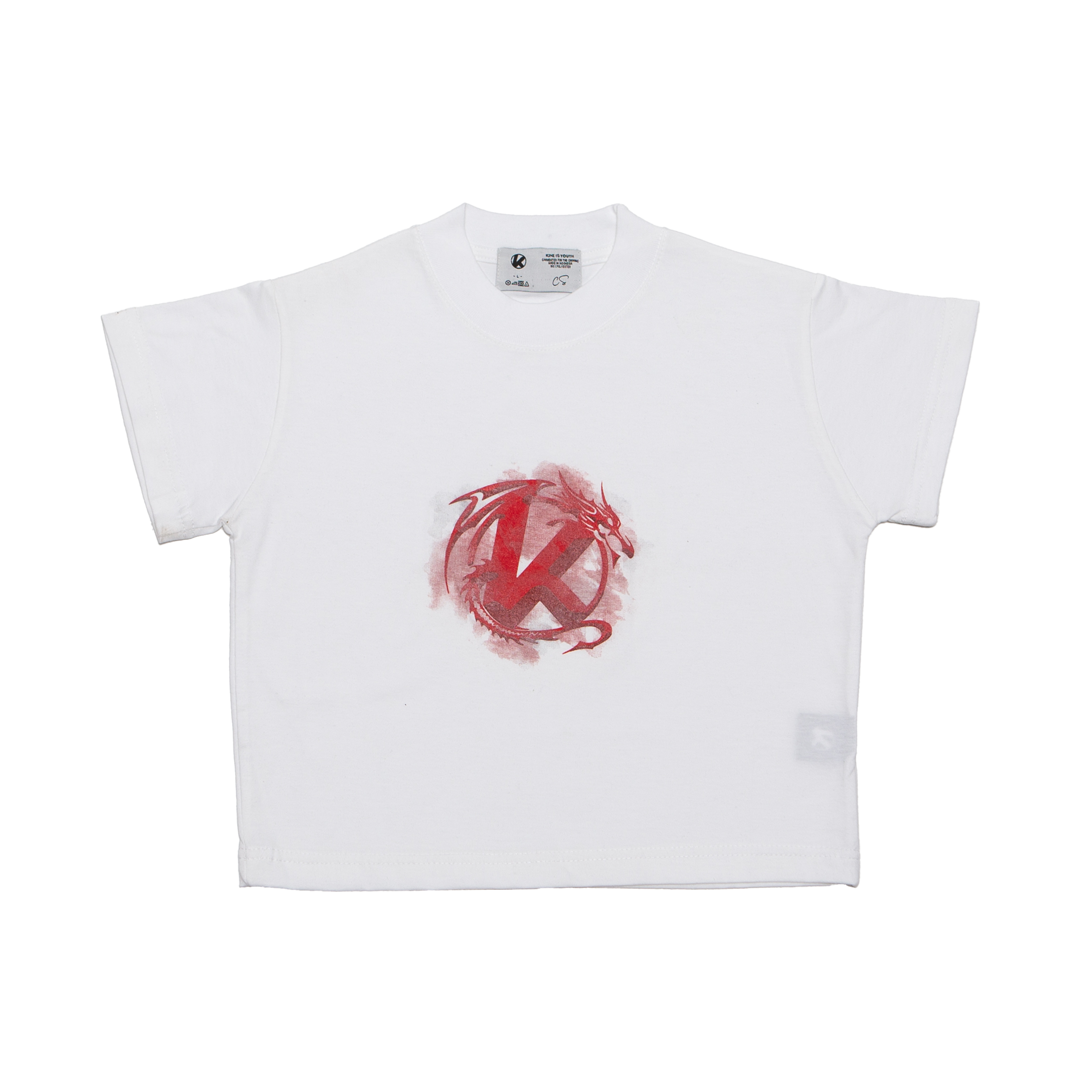 WHITE DRAGON BABY TEE