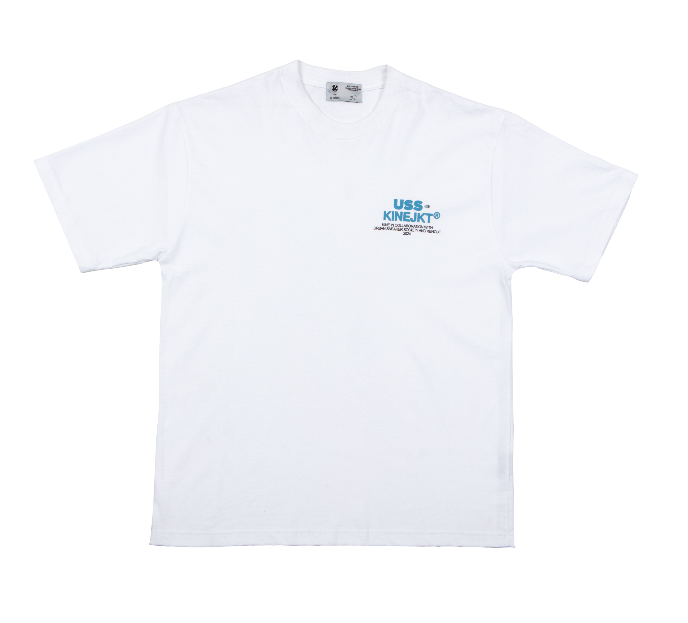 KENCUT BLUE LOGO TEE