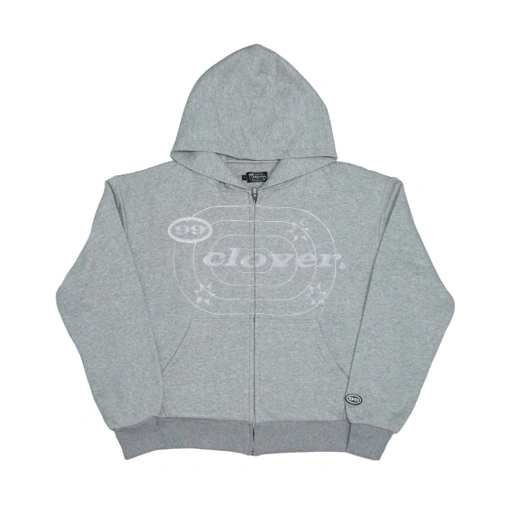 Image of "EASY" ZIP-UP GREY