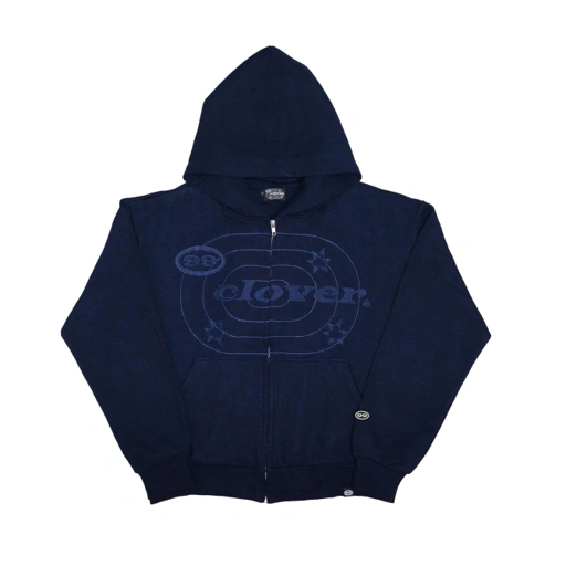 Image of "EASY" ZIP-UP NAVY