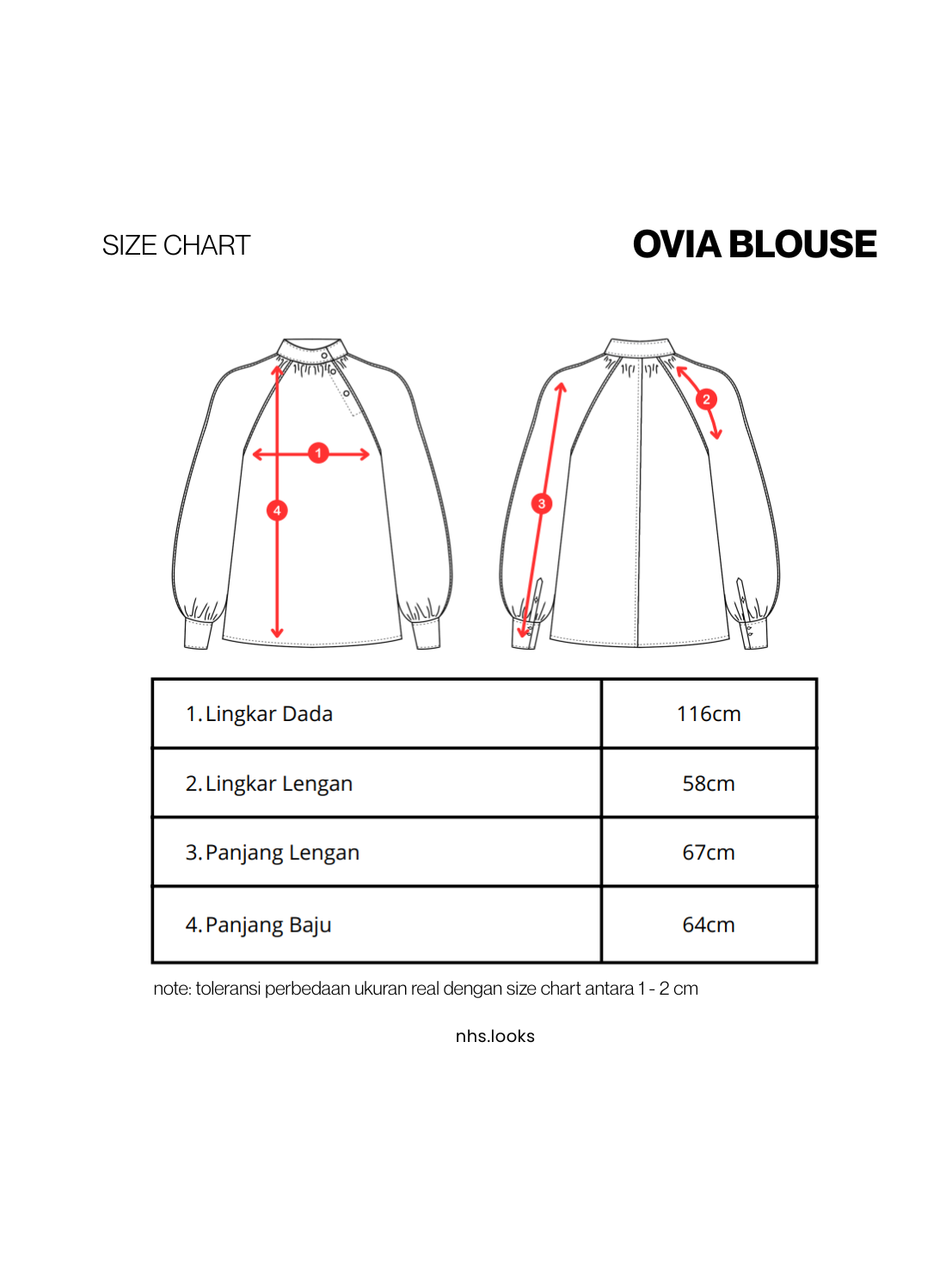 NHS.LOOKS - Ovia Denim Blouse