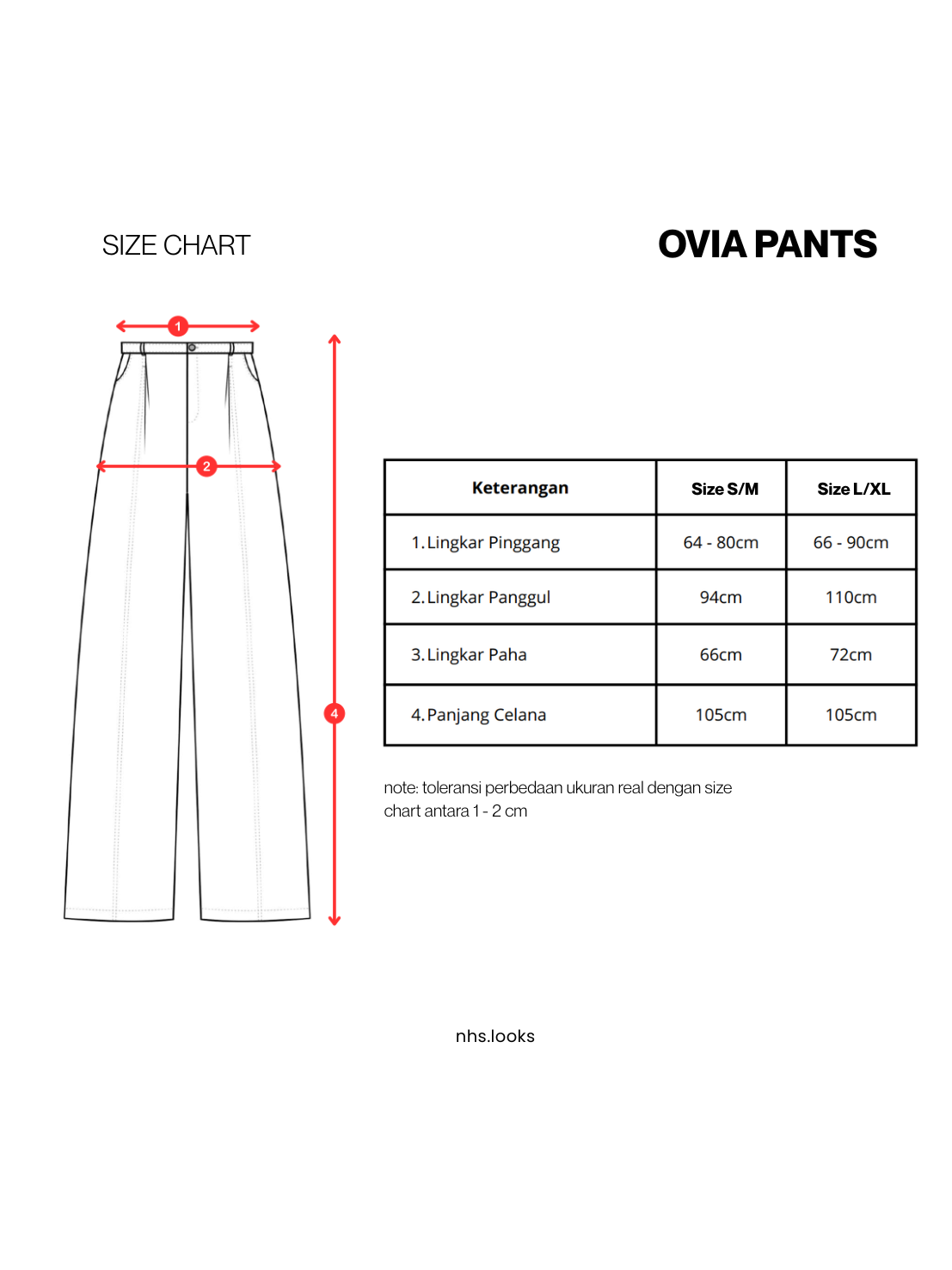 NHS.LOOKS - Ovia Denim Pants