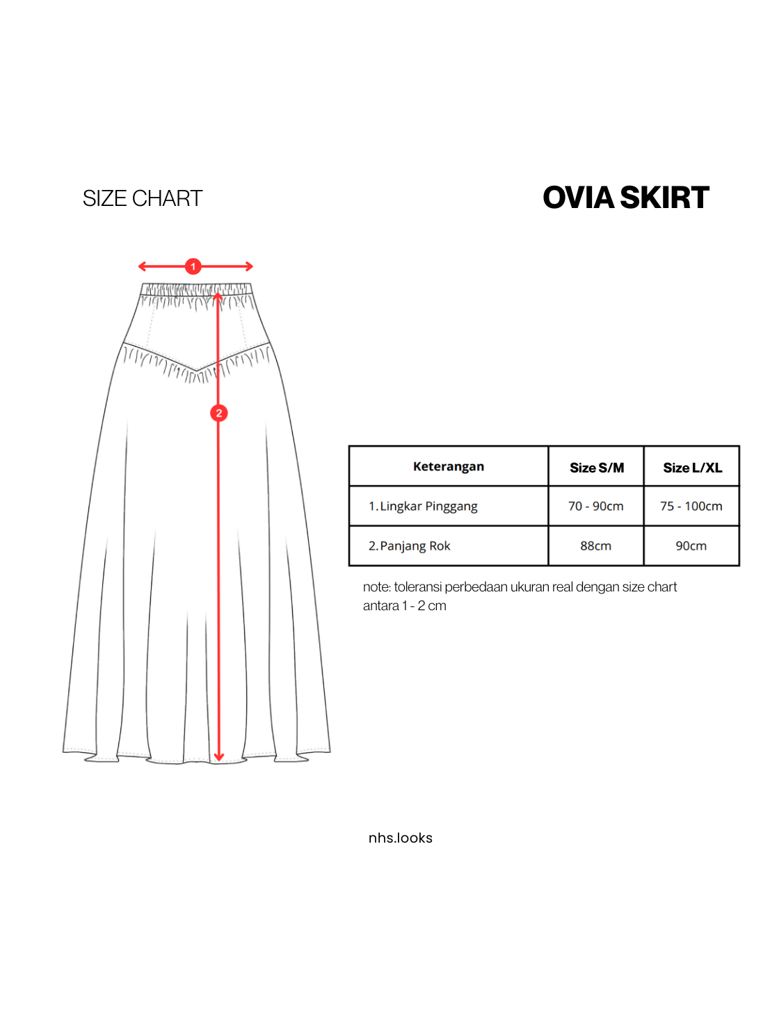 NHS.LOOKS - Ovia Denim Skirt