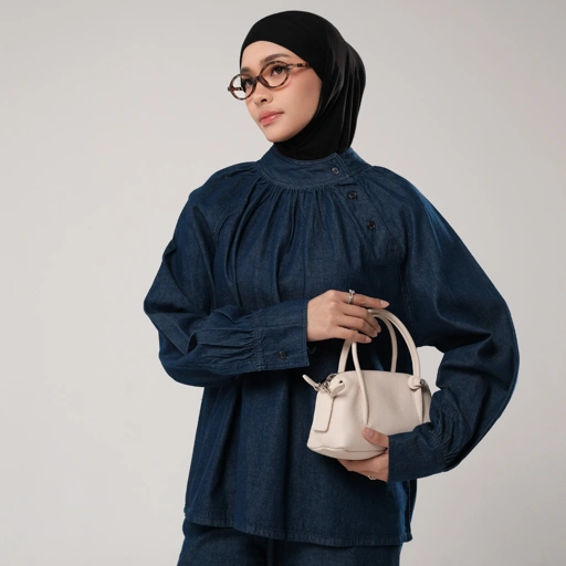 NHS.LOOKS - Ovia Denim Blouse