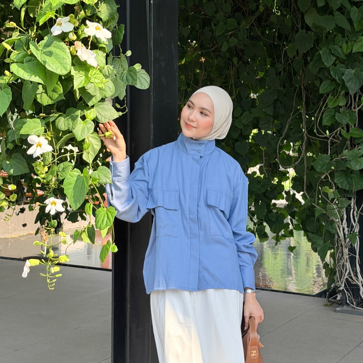 NHS.LOOKS - Denim Pocket Shirt