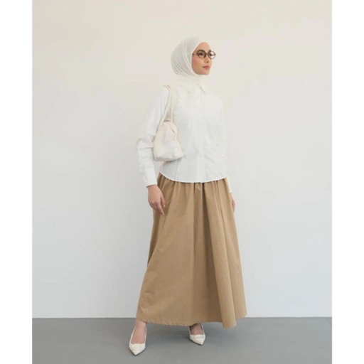 Image of NHS.LOOKS - Cotton Skirt