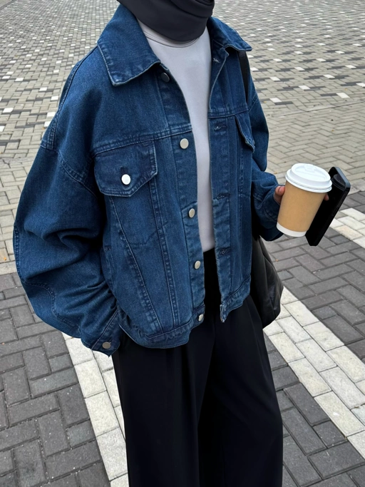 Image of Sabamodest Oversized Denim Jacket