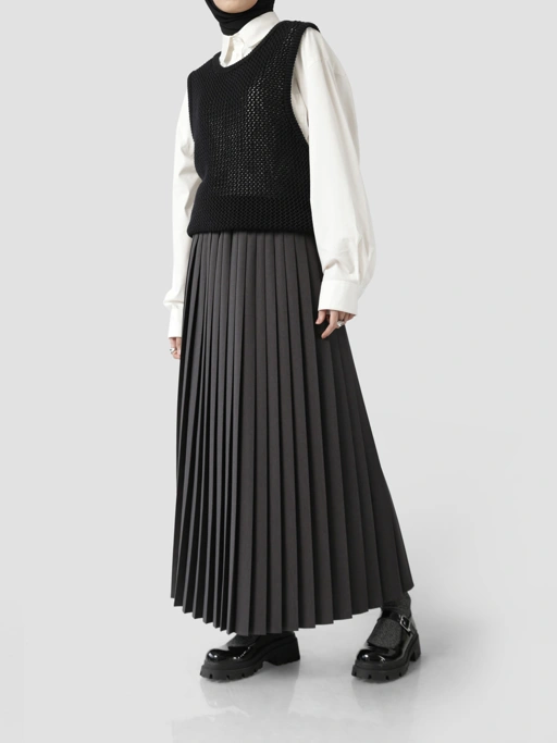 Image of Sabamodest Pleated Skirt
