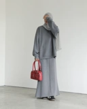 SALE Sabamodest Bonded Sweater & Bonded Zip Maxi Skirt