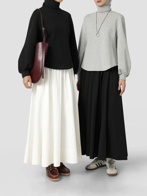 Image of Sabamodest Puffy Crop Sweater